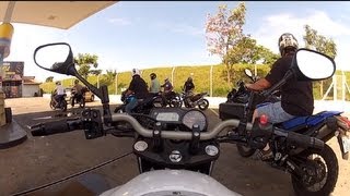 preview picture of video 'Yamaha XJ6 com Two Brothers + Gopro 2. Marília - Pompeia Rod SP-294'