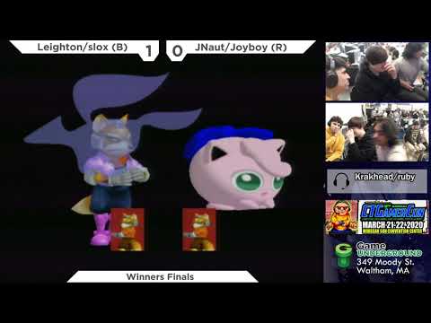 Mass Madness 31 SSBM - slox/Leighton (Blue) vs. JNaut/Joyboy (Red) - Melee Doubles WF