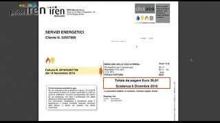 Le pillole di Iren - La nuova bolletta