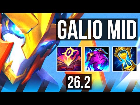 GALIO vs KATARINA (MID) | 6k gold comeback, 34K damage | EUW Master | 26.2