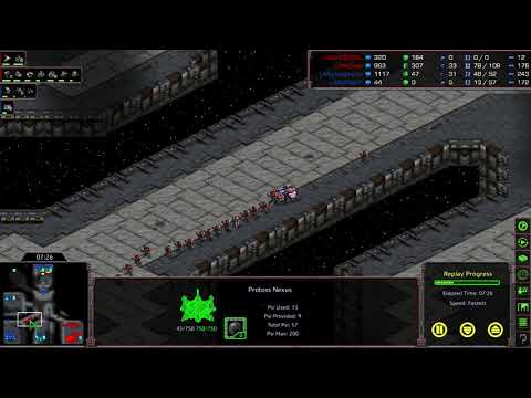Starcraft Remastered Broodwar 2v2 Team Game on Fastest Map