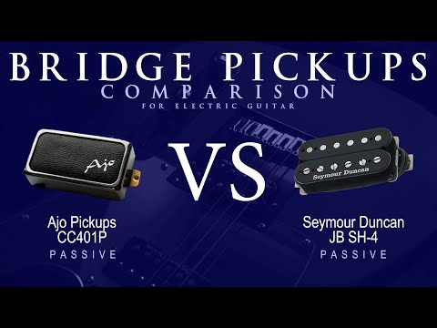 Ajo CC401P vs Seymour Duncan JB SH-4 - Passive Bridge Guitar Pickup Comparison Tone Demo