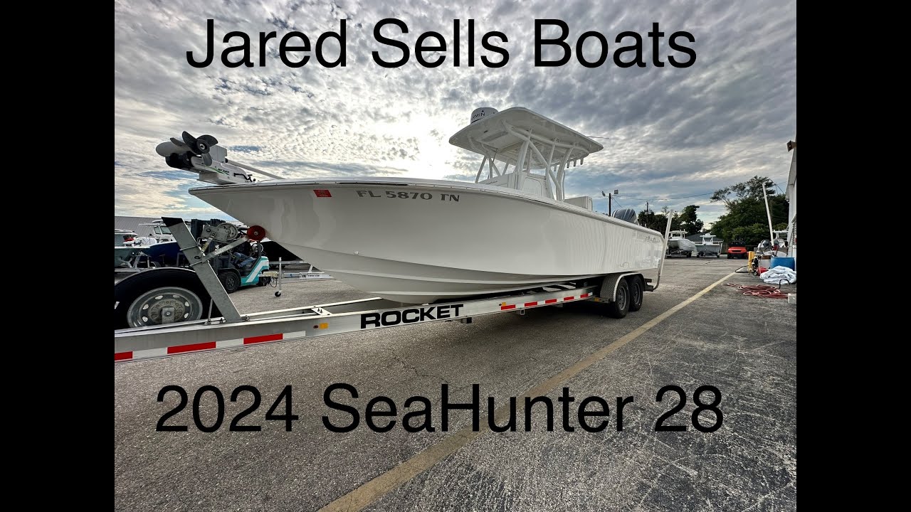 Walkthrough! 2024 SeaHunter 28 Floridian go-anywhere, do-anything model!