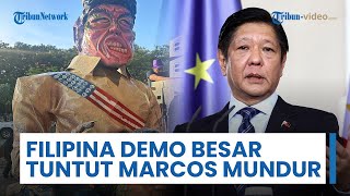Demo Besar di Manila Tuntut Presiden Marcos Mundur Buntut Dugaan Skandal Korupsi Triliunan Peso