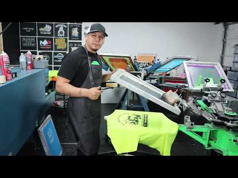 YouTube video about: How to dry screen printed shirts?