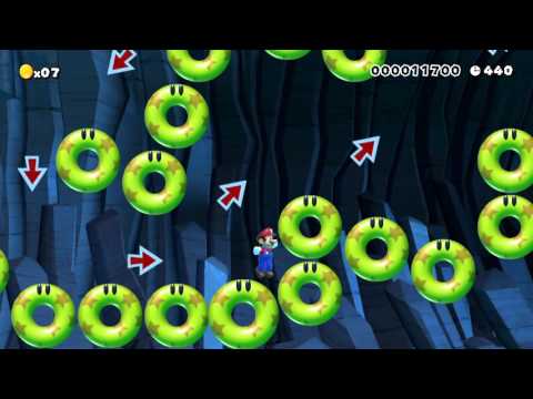 お見事!スーパーカベキック～地底のお宝編～ by タケシ - Super Mario Maker - No Commentary 1AF