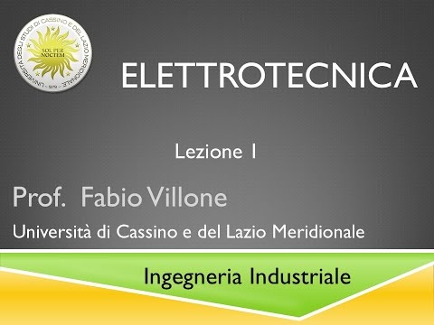 Elettrotecnica Lezione 1