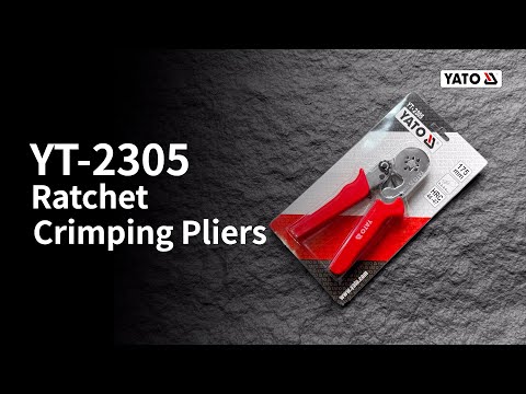 YT-2305 CRIMPING PLIERS#YATO#ELECTRICIAN TOOLS