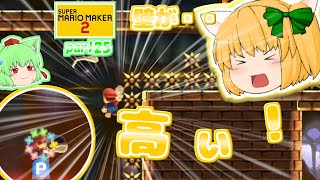 【マリオメーカー２】Pジャンからの巨大な壁！？たりゆん姉妹のマリオメーカー２！part25【ゆっくり実況】
