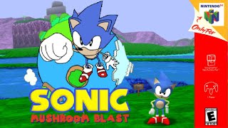 Sonic Mushroom Blast - Aquatic Ruins Demo - Hack of SM64 [N64]