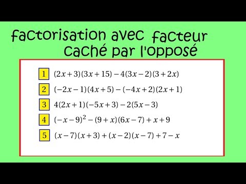 Difficult Factorization With Hidden Common Factor by Opposite 5 Examples Level 6