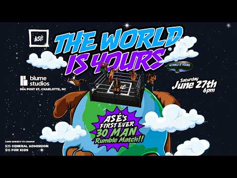 ASE The World Is Yours Results (6/27): Lee Moriarty, Bishop Kaun, More Compete