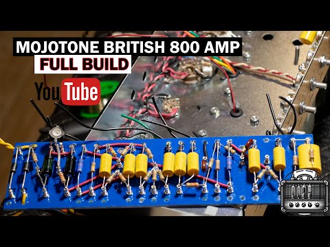Building a British Style 50w Amp from Mojotone: A Journey from Parts to Power and Tone!