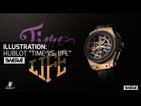 Speedart | Hublot Project - "Time vs. Life" Illustration by Swerve Designs