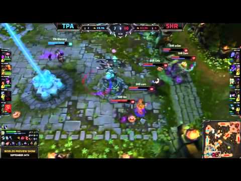 TPA vs SHR Day1 Highlights   Taipei Assassins vs Star Horn Royal Club   LoL S4 World Championship