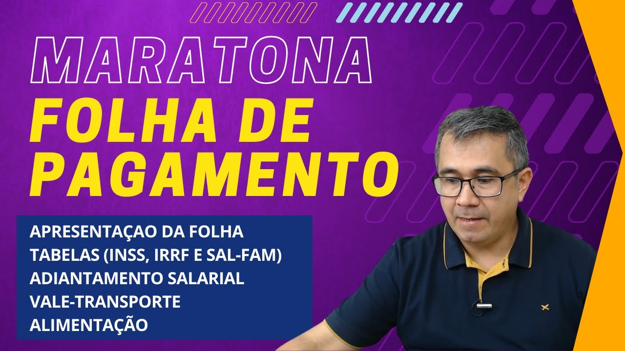Super Maratona de CÁLCULOS de FOLHA DE PAGAMENTO (Aula 01)