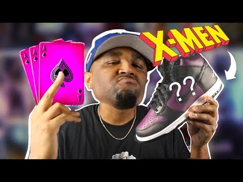 I Made Gambit Custom Sneakers | X-men Nike Dunks