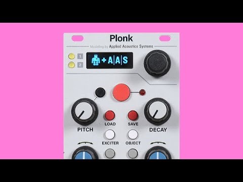 Intellijel Plonk Physical Modeling Percussion Eurorack Synth Module 2017 - Present - White image 6