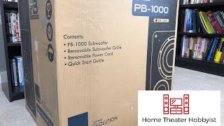 Video thumbnail for SVS PB-1000 Unboxing and Impressions by Home Theater Hobbyist