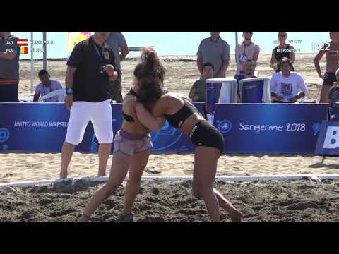 Round 1 Women's BW - 60 kg: J. KESSLER (AUT) v. G. FILIP (ROU)