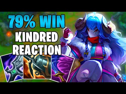 79% Win Rate KINDRED JUNGLE Reaction | Getting Better at League of Legends 1