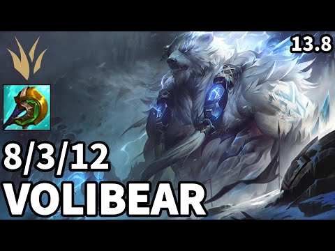 Volibear Jungle vs Udyr - EUW Master | Patch 13.8