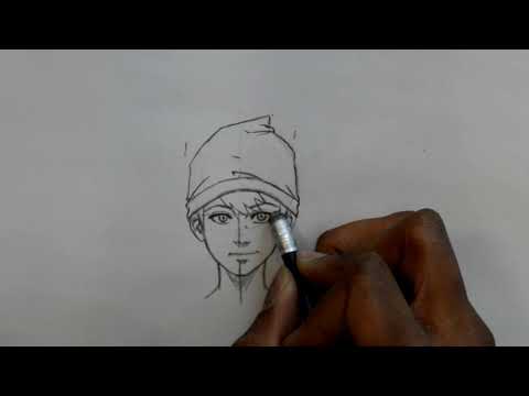 1st YouTube video about how to draw a beanie