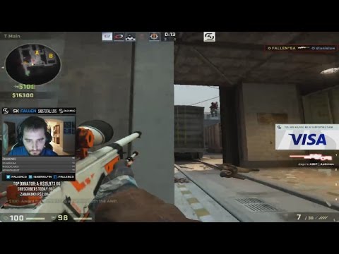 CS:GO - JUST FALLEN SAVING HIS AWP