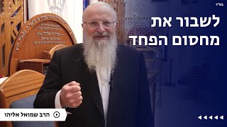 לשבור את מחסום הפחד | הרב שמואל אליהו | הלכה יומית | א׳ טבת תשפ״ה (הרב שמואל אליהו) - התמונה מוצגת ישירות מתוך אתר האינטרנט יוטיוב. זכויות היוצרים בתמונה שייכות ליוצרה. קישור קרדיט למקור התוכן נמצא בתוך דף הסרטון