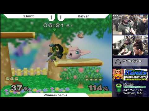 Mass Madness 32 SSBM - 2saint (Jigglypuff) vs. Kalvar (Marth) - Melee WSF