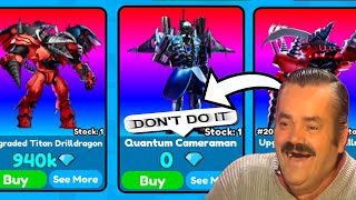 🤣I SCAMMED A SCAMMER 😂AND GOT QUANTUM CAMERAMAN!!🤯 TOILET  TOWER DEFENSE (ROBLOX)