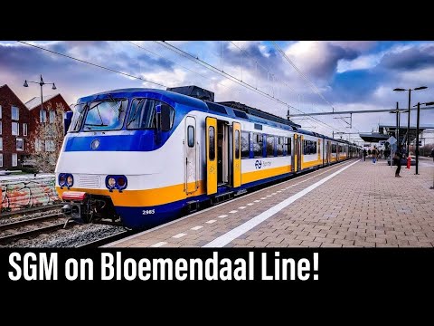 Train Cab Ride NL / Amsterdam - Haarlem - Alkmaar - Hoorn / SGM Sprinter / Feb 2019