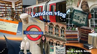 London vlog 🇬🇧 Miso Paper stationery event, museums, shopping | Abbey Sy