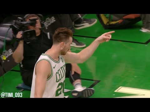 Gordon Hayward plays his first game in TD Garden since the injury! (09/30/2018)