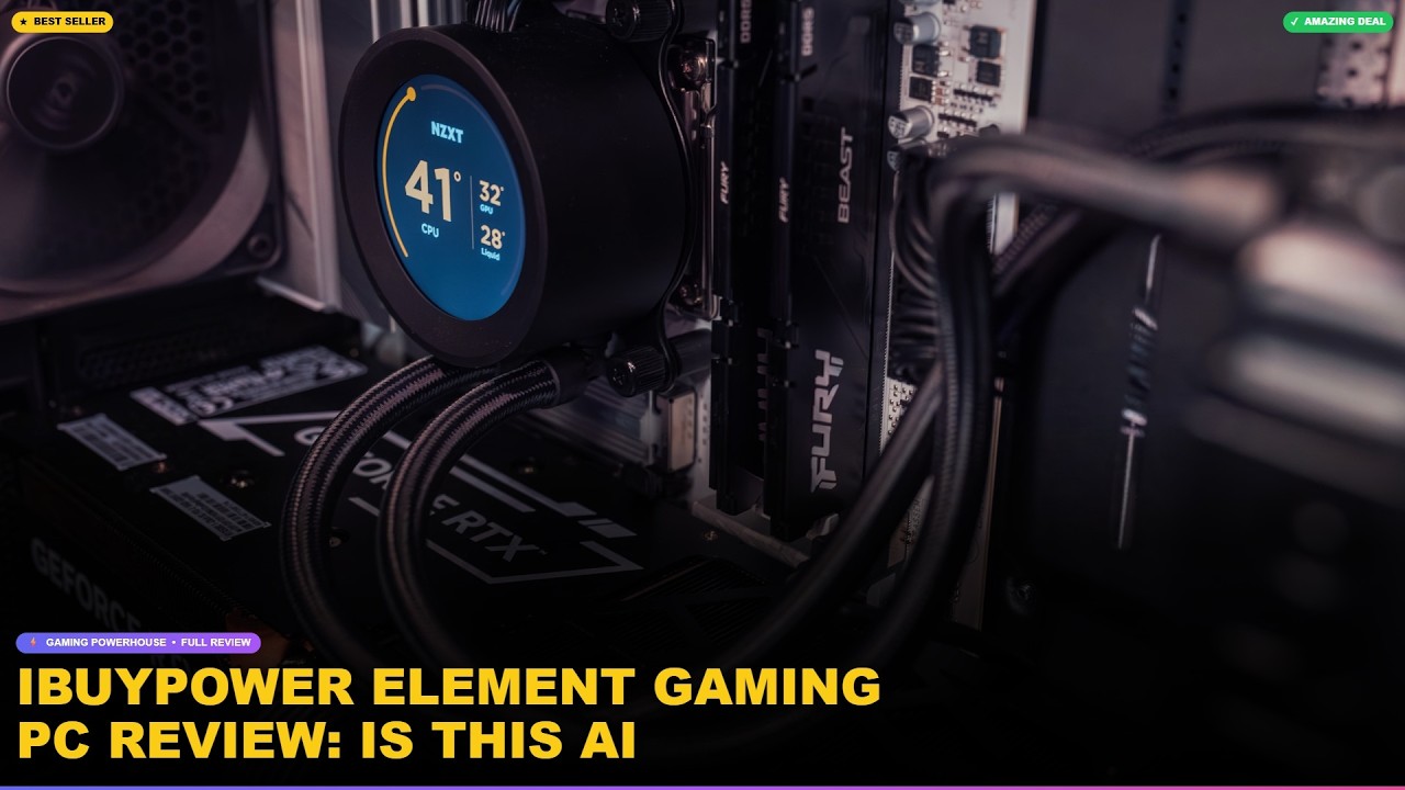 iBUYPOWER Element Gaming PC Review: Is This AI Workstation Worth It? review video