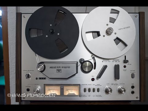 Akai GX 4000D Tonbandgerät. Aufnahmetest