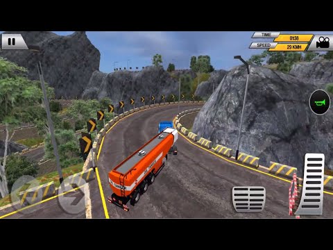 Offroad Oil Tanker Transport Truck Driver 2020 - Gameplay Android, iOS