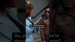 Lenny Kravitz revisits room where he first learned to play guitar #shorts