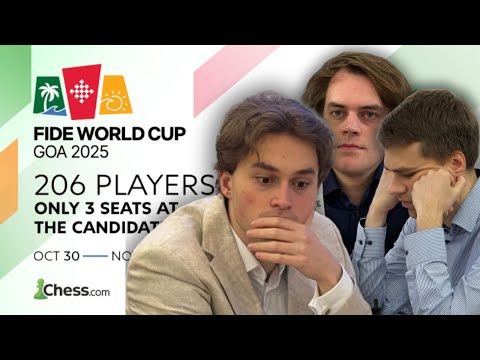 5 Deutsche in Runde 3! | Fide World Cup 2025 | Runde 3 | Partie 1