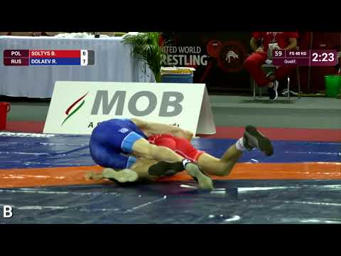 Qual. FS - 48 kg: B. SOLTYS (POL) v. R. DOLAEV (RUS)