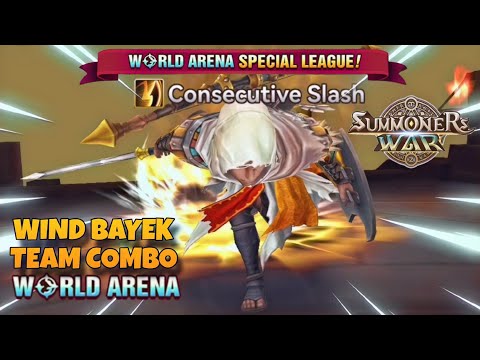 Wind Bayek Team Combo in World Arena Ep. 2 - Summoners War