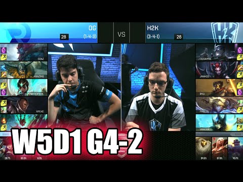 H2K Gaming vs Origen | Game 2 S6 EU LCS Summer 2016 Week 5 Day 1 | H2K vs OG G2 W5D1 1080p
