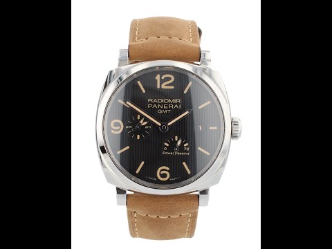 Panerai Steel GMT Pre Owned Watch Ref PAM00658