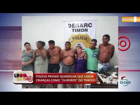 LINHA DE FOGO (26 12) POLíCIA PRENDE QUADRILHA QUE USAVA CRIANÇAS COMO "OLHEIROS" DO TRAFICO