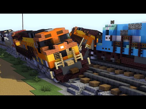 Minecraft Kismet Train Collision Animation