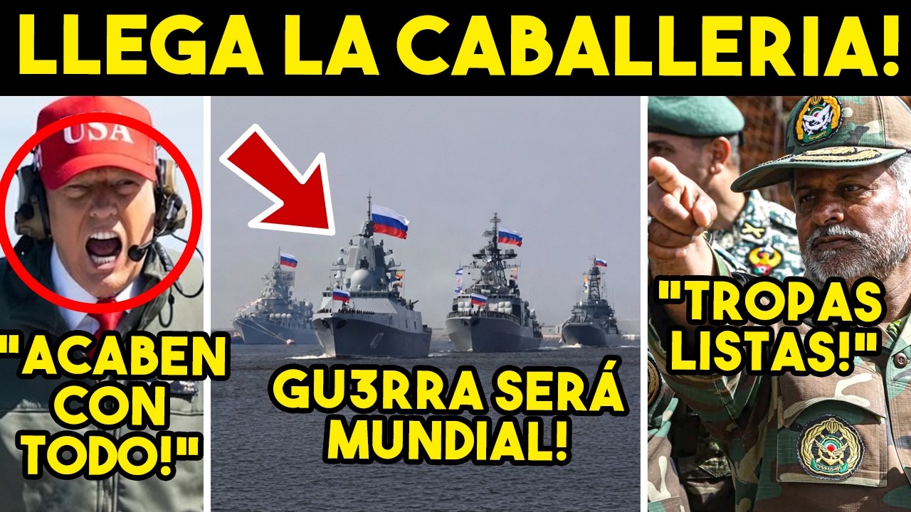 TRUMP FRACASA PLAN! EU REGRESA A GU3RR4, IRAN ALISTA M1S1LES. RUSIA SACA BUQUES DE 4T4QU3. HOY