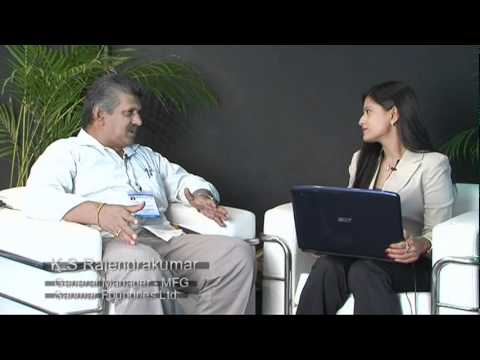 Rajendra Kumar Shanmuganantham, GM(MFG) of Sanmar Foundries Ltd. visited IFEX 2012