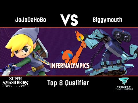 JoJoDaHoBo (Toon Link) VS Biggymouth (ROB) - Top 8 Qualifier - Domino Effect: Infernalympics
