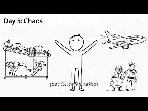 How Long Could Humanity Survive lf sleep Was Illegal🤯 ?