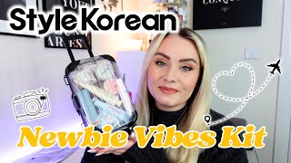STYLEKOREAN NEWBIE VIBES KIT UNBOXING ✈️ NEW K-BEAUTY KIT | MISS BOUX